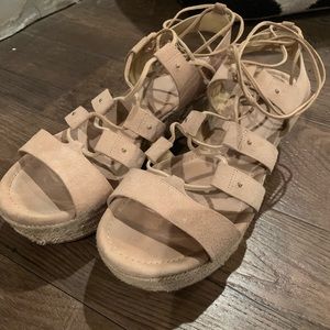 Michael Kors ankle wrap sandals